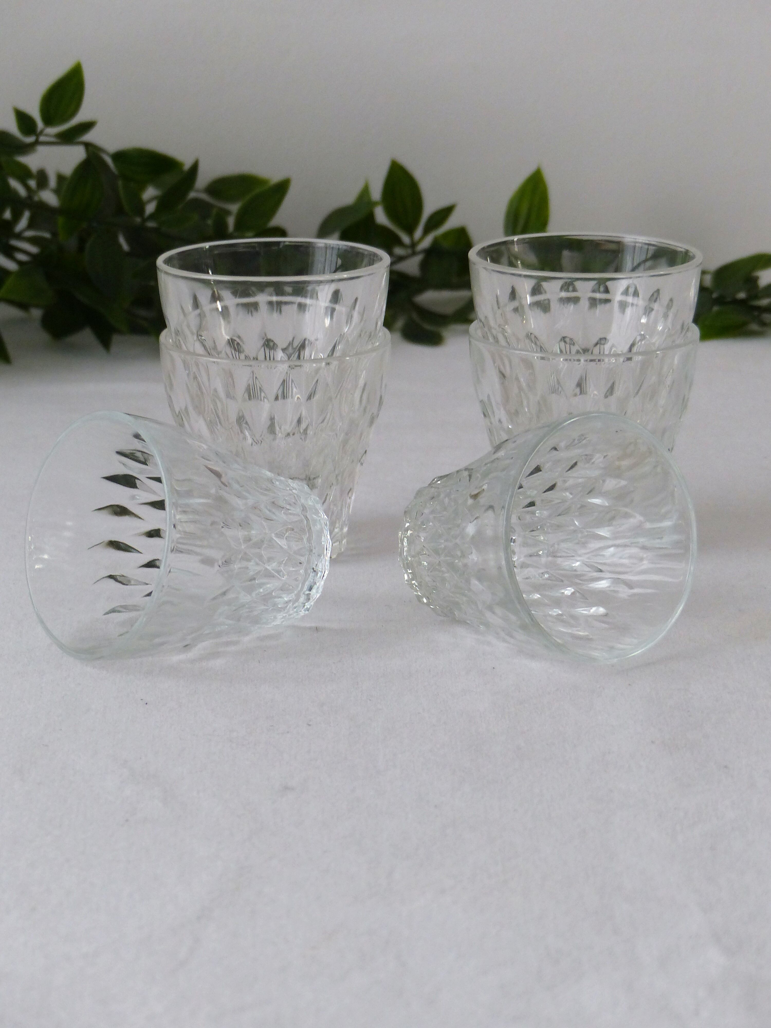 6 "vereco" water glasses