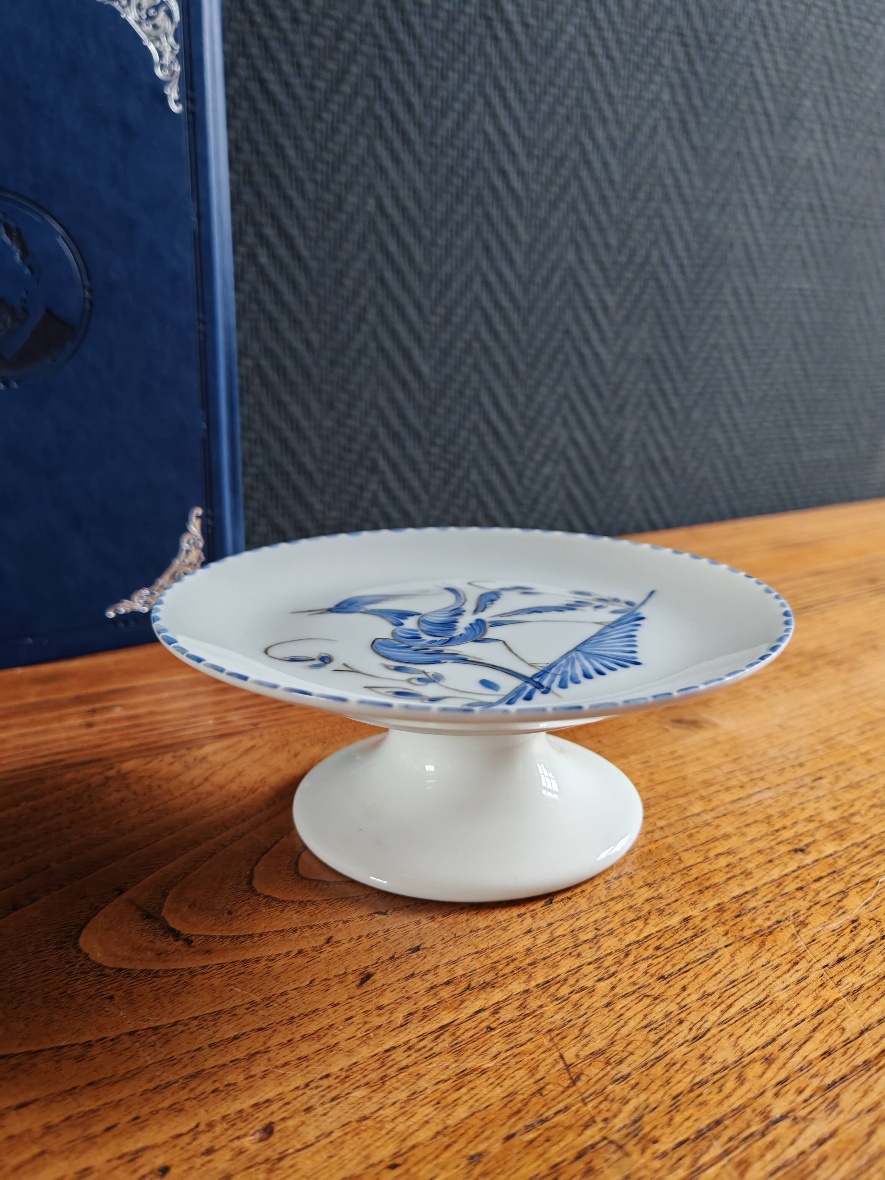 Limoges Porcelain Footed Plate