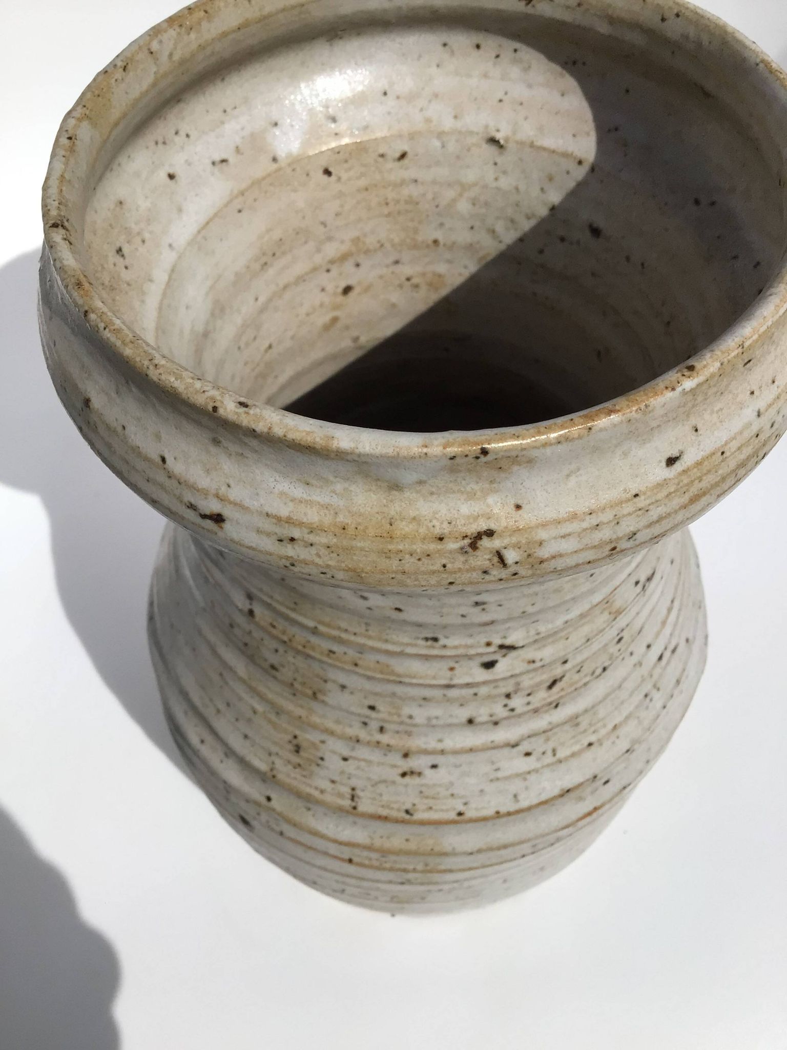 Vase grès artisanal Annie Bel les Baux de Provence