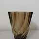 Smoked glass vase
