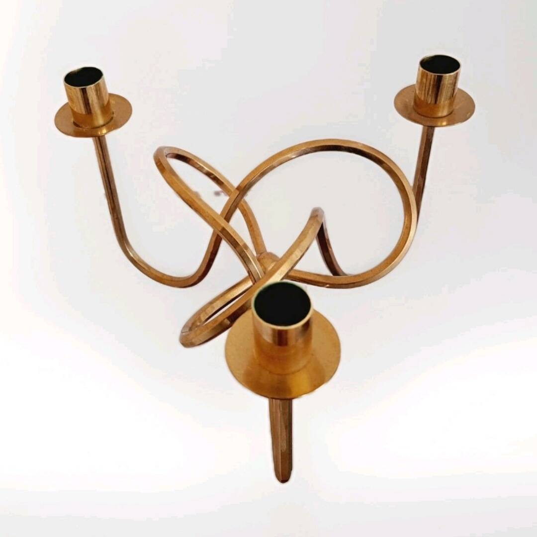 Josef Frank Svenskt Tenn candle holder brass design