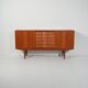 Scandinavian sideboard with louvered drawers, 1950s/60s