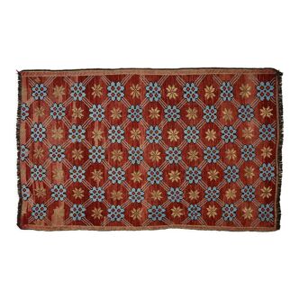 Anatolian handmade kilim rug 260 cm x 166 cm