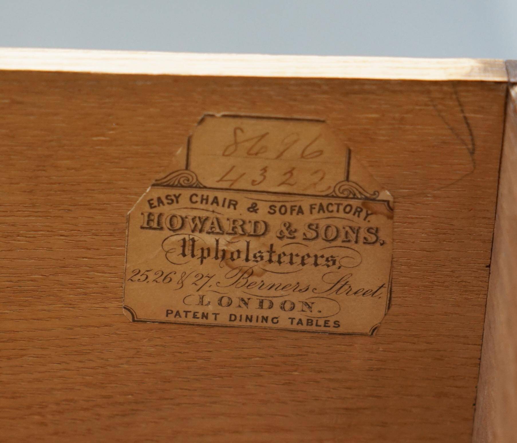 Military commode Howard & Son 1881 by Sir C Pigott