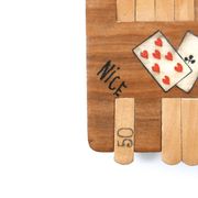 Compteur de points en bois, années 50