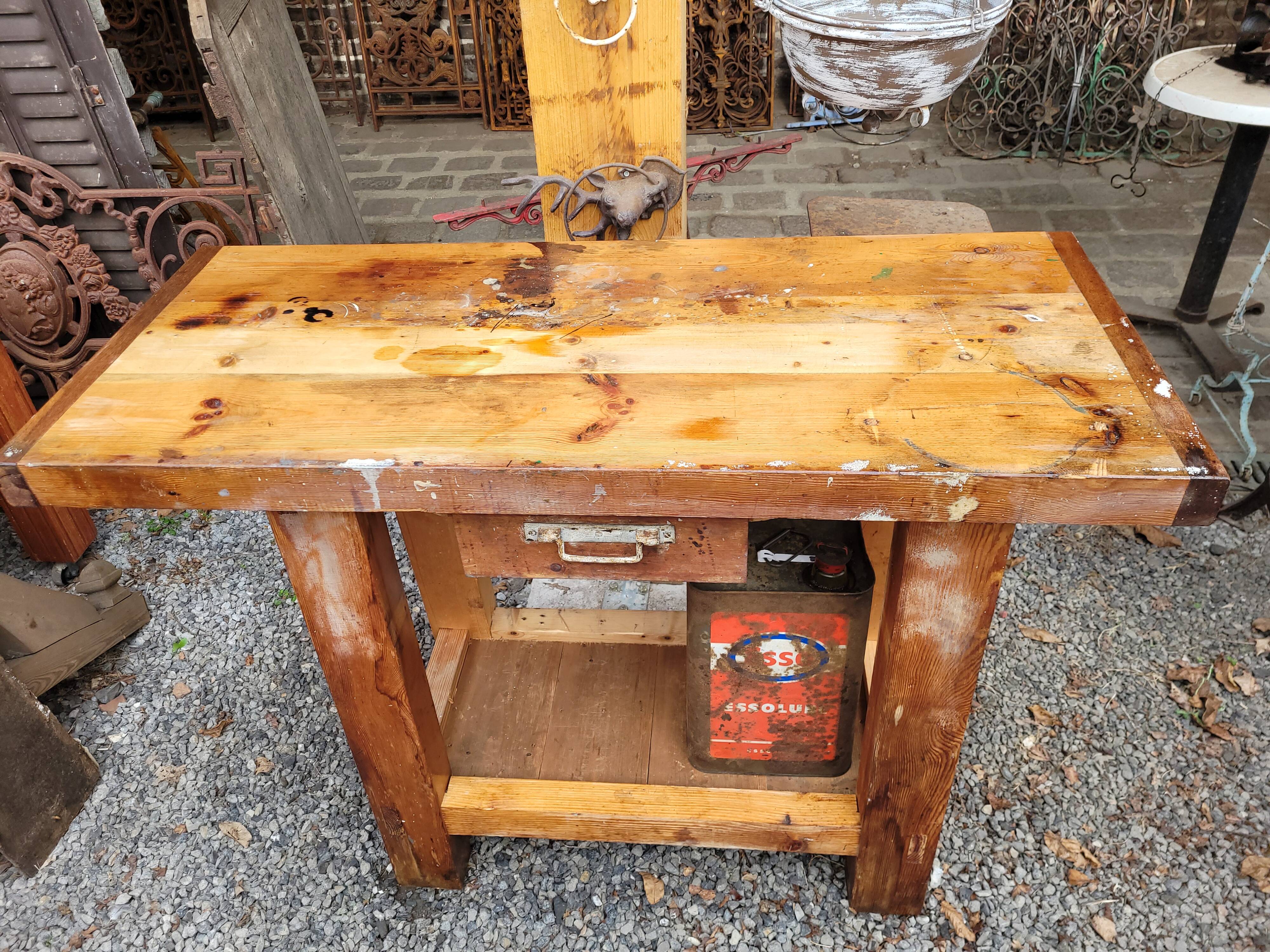 Carpentry or cabinetmaker's workbench, 120 long