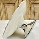 Compotier fruit cutters on pedestal Gien rooster and peonies 1938 1960