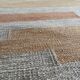 Handwoven wool rollakan rug design 'Wadden' reversible