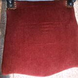 Napoleon III Prie Dieu chair, black wood, red velvet, 1900