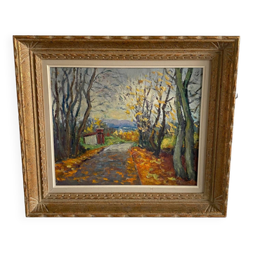 Huile sur toile paysage