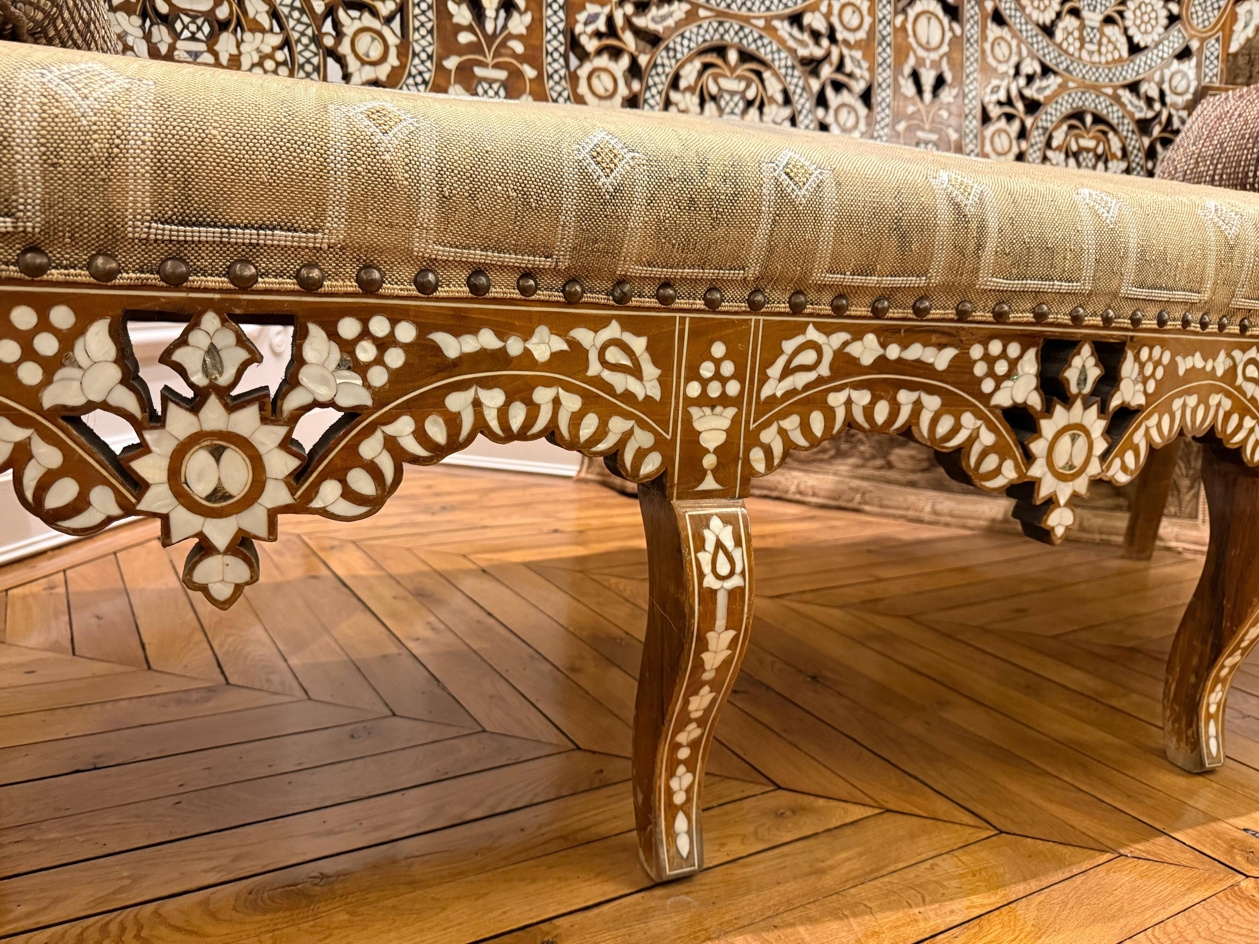 Oriental salon in marquetry