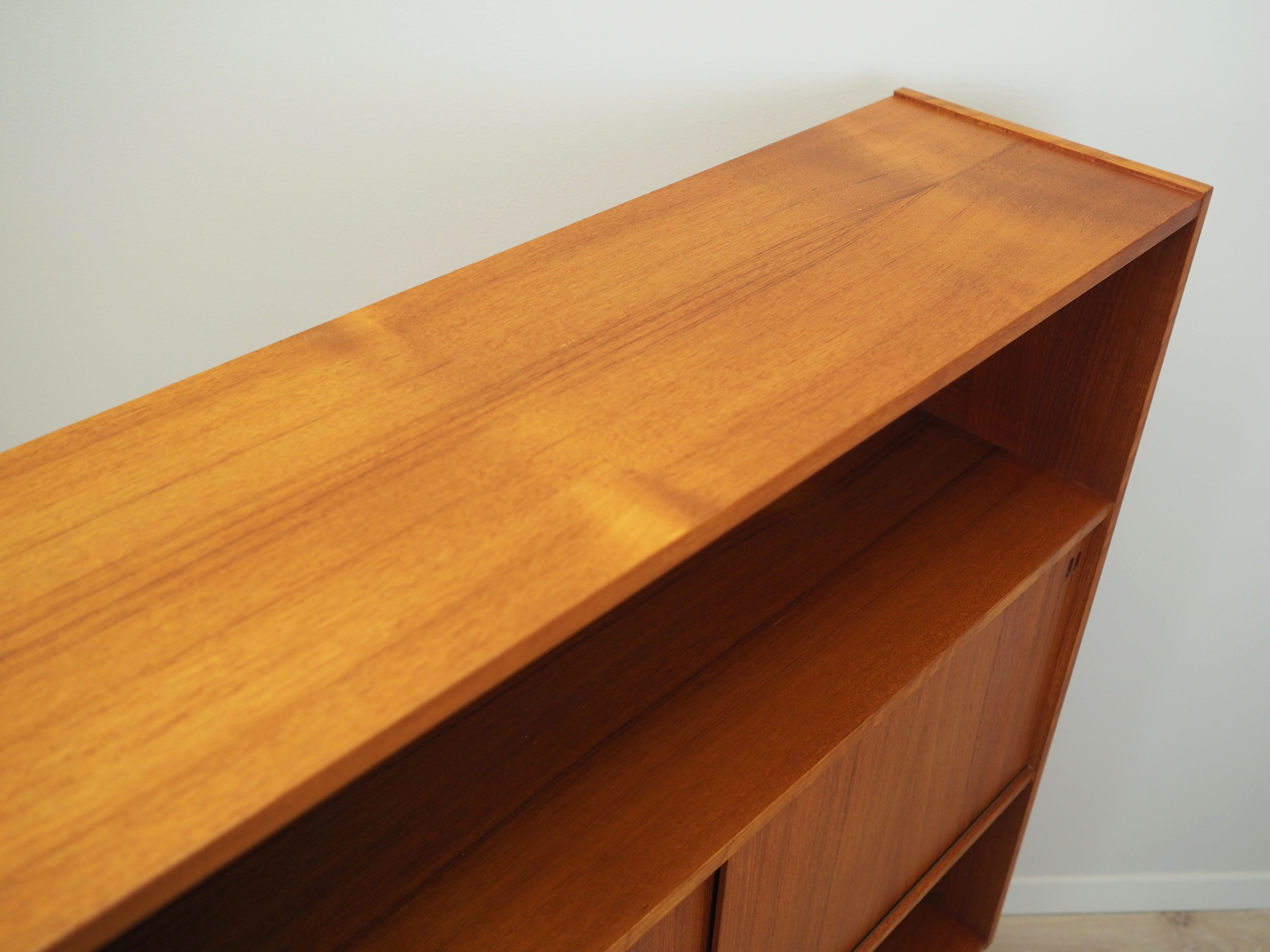 Teak bookcase, Danish design, 1970s, production: Denmark