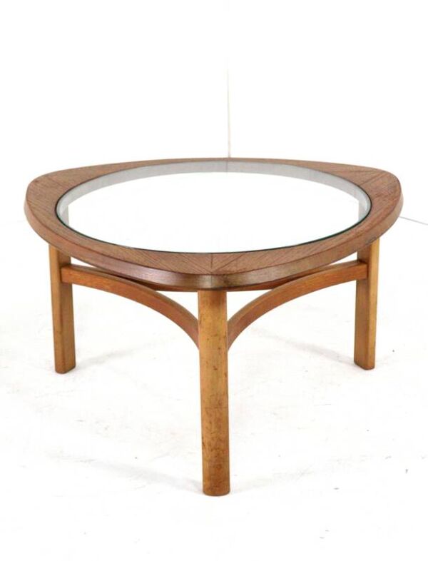 Table basse Nathan 'Tricester' - style mid-century moderne
