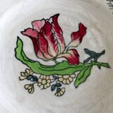 2 Longwy “Marseille” plates – Tulip decor.