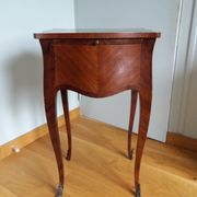 Nightstand with writing desk in Louis XV style.