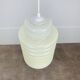Suspension lampion opaline années 60, vintage