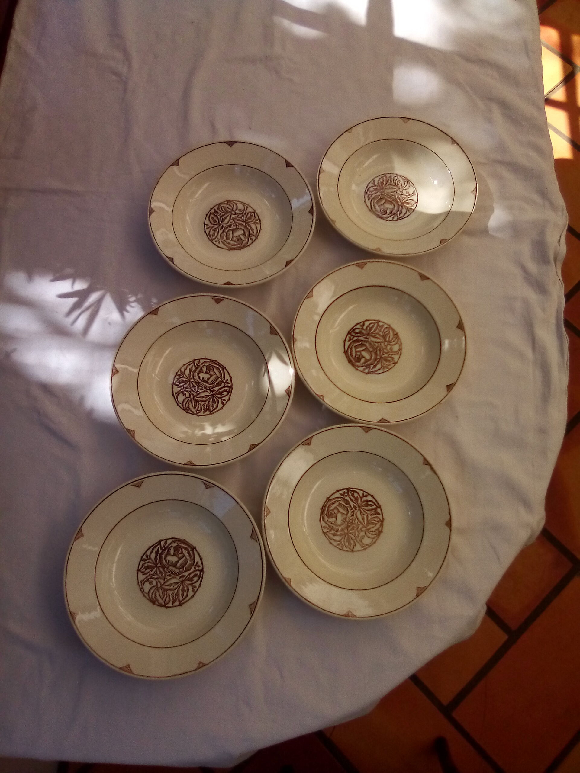 6 Primax / Digoin deep plates