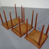 Danish Teak Nesting Tables, 1960s, Set of 3