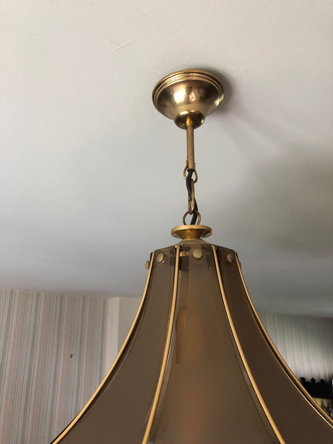 Suspension luminaire art deco