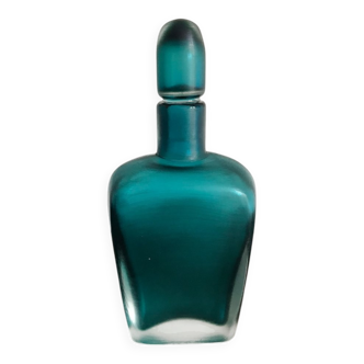 Murano Glass Incisi Series Bottle by Paolo Venini for Venini, 1981