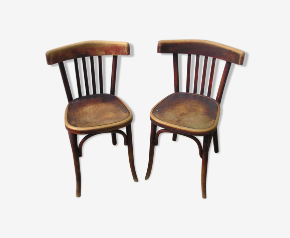 Paire de chaises de bistrot Fischel