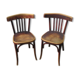 Pair of Fischel bistro chairs