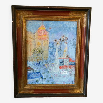 Chinese school painting signed