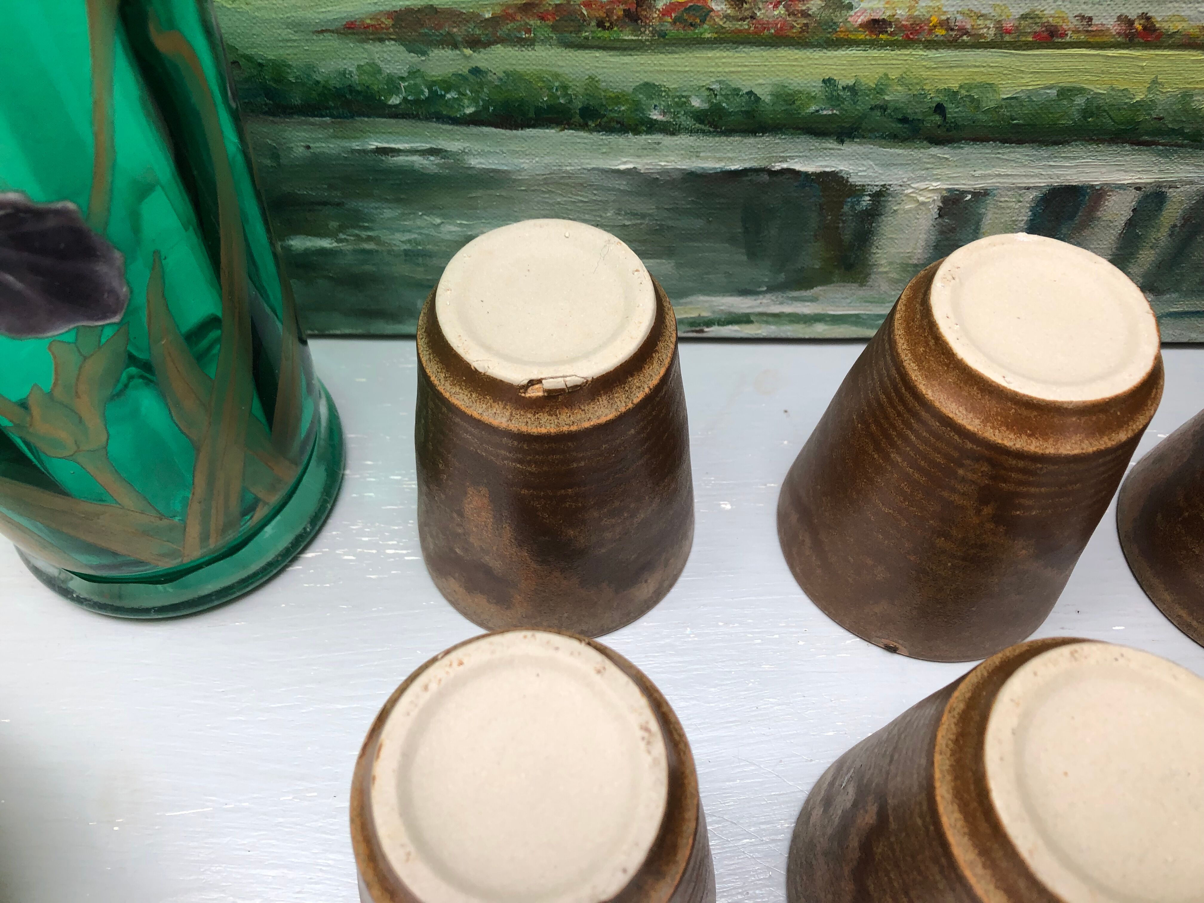 Set of 6 Gres glasses