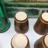 Set of 6 Gres glasses