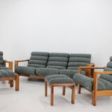 Living room oak set ,finland 1960