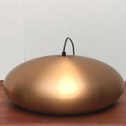 Large suspended copper lamp from mid-century Germany by Goldkant Leuchten.
