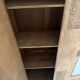 Large Art Nouveau wardrobe in solid oak (renovated)