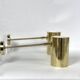 Large pair of brass wall or ceiling lights, 1960.