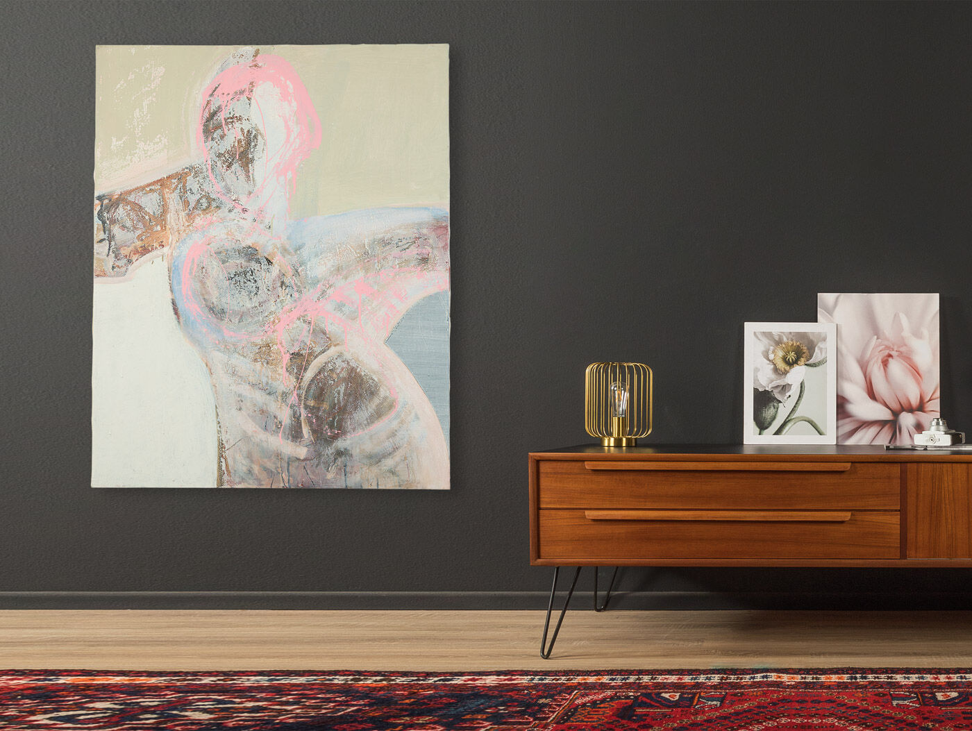 Human Being, oil/acrylic on canvas, 80 x 100 cm