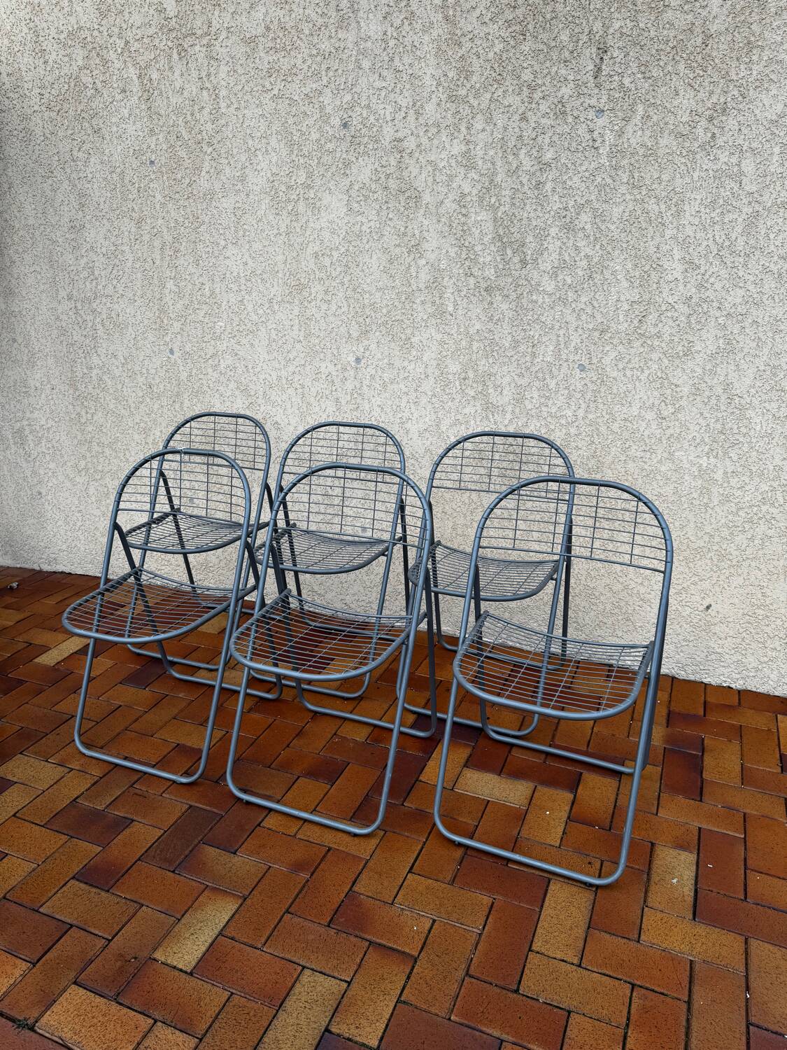 Chaises pliantes vintage Åland par Niels Gammelgaard pour Ikea, set de 6