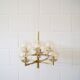 Brass chandeliers from Kaiser, Germany 1960