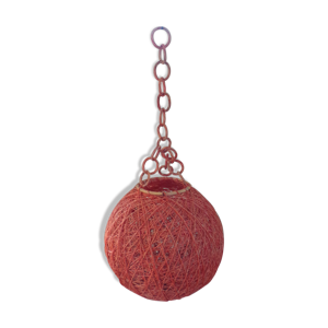 Suspension boule en ficelle