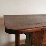 Draper table, oak wood console