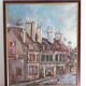 Oil on canvas - Village in France - Philippe Leroy