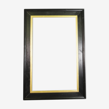 Decorative frame in fir wood, 90s/2000s