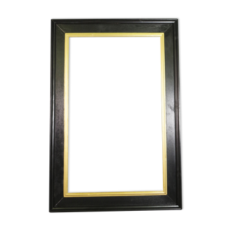 Decorative frame in fir wood, 90s/2000s