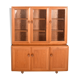 Ercol elm windsor model 806,803 glazed three door cabinet dresser
