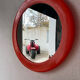 Authentic syla mirror in orange plastic from the 70s / seventies / space age