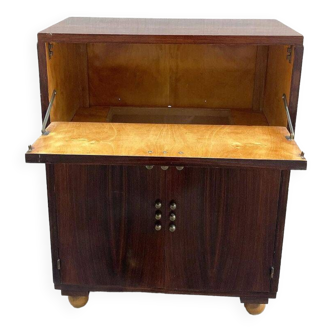 Mahogany bar cabinet