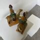 Ming period terracotta equestrian ridge tile