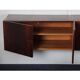 Large wall-mounted sideboard in Rio rosewood from the 1960s