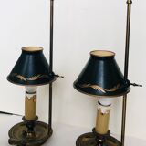 Paire de lampes bouillotte