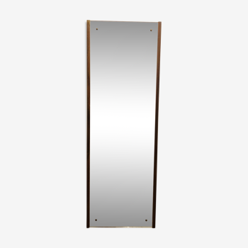 Miroir scandinave en teck 141 cm x 48 cm