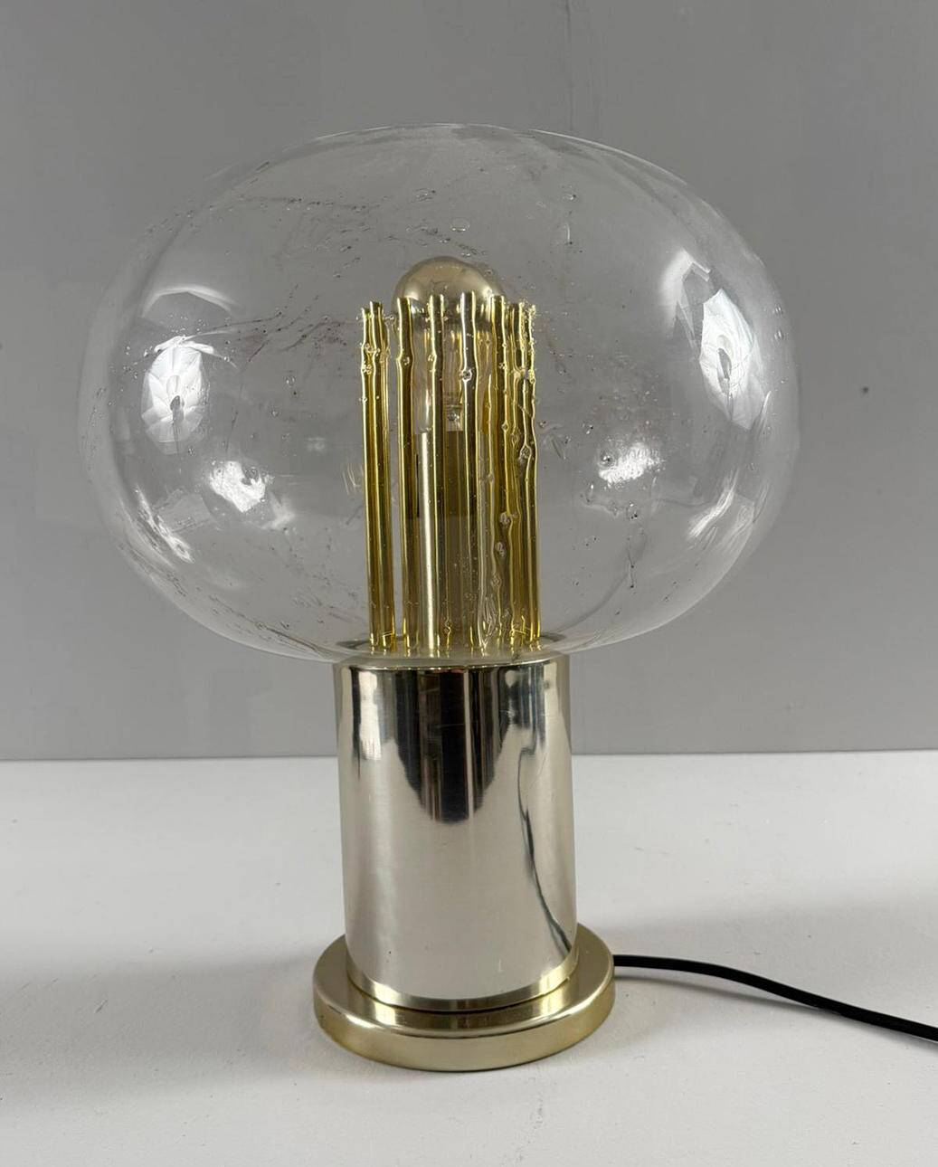 Lampe de table vintage « Big Ball », Doria, Allemagne, années 1970.