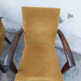 Paire de fauteuils bridge Art déco 1930